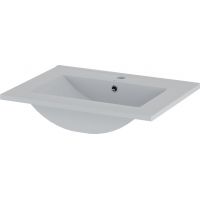 Megstyl Sona 3191 umywalka 61x46.5 cm prostokątna wpuszczana biała