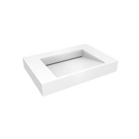 Oltens Stila 40001000 umywalka 80x45 cm prostokątna ścienna biała