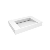 Oltens Stila 40001900 umywalka 80x45 cm prostokątna ścienna biała