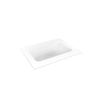 Oltens Kalla 40209000 umywalka 60.2x46 cm prostokątna meblowa biała