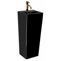 Rea Kamila REAU5644 umywalka 33x33 cm prostokątna wolnostojąca czarna
