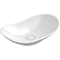 Villeroy & Boch My Nature 411060R1 umywalka 61x36 cm owalna nablatowa biała