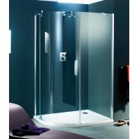 Huppe Refresh pure 1/4 koła 9P1101087321 kabina prysznicowa półokrągła 90x90 cm