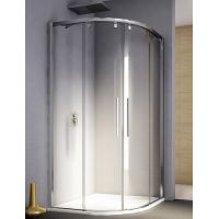 SanSwiss Pur Light S PLSR550900407 kabina prysznicowa półokrągła 90x90 cm