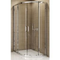 SanSwiss TOP-Line TOPR550905007 kabina prysznicowa półokrągła 90x90 cm srebrny