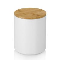 Kela Cady 15281 słoik do przechowywania 14x14x17.5 cm biały