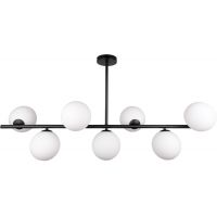 CosmoLight Cape Town P07889BK lampa podsufitowa x7 W biała-czarna
