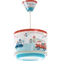 Dalber Police 60612 lampa wisząca 1x60 W biała