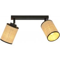 Emibig Yoga 11512 lampa podsufitowa 2x15 W czarna-beżowa