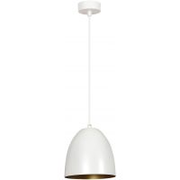 Emibig Lenox 4111 lampa wisząca 1x15 W biała-złota
