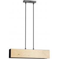 Emibig Carlo 6103 lampa wisząca 3x15 W czarna-drewno