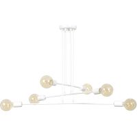 Emibig Multipo 6976 lampa wisząca 6x15 W biała