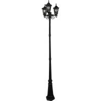 Goldlux Liguria 313423 lampa stojąca zewnętrzna 3x20 W czarna