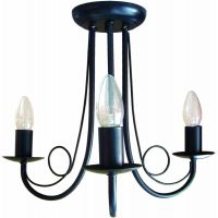 Light Prestige Perła LP0203PBLACK lampa wisząca 3x40 W czarny