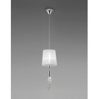 Mantra Tiffany 3861 lampa wisząca 2x20 W chrom