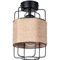 Sollux Lighting Gizur SL1299 lampa podsufitowa 1x15 W czarna