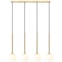 Zuma Line Arcturus P057404DF7AA lampa wisząca 4x4 W biała-złota