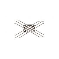 Zuma Line Cross PL998296 lampa podsufitowa 6x8 W czarna-chrom