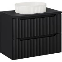 Comad Nova Black SETNOBBBLACK80CMSUNBEYOND5WH_b umywalka z szafką i blatem 80 cm czarną