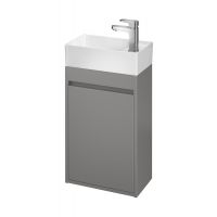 Cersanit Crea S924014 szafka 39x21.5x59 cm podumywalkowa wisząca szara