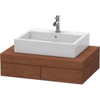 Duravit Fogo FO852101313 konsola podumywalkowa 80x55x21.5 cm podumywalkowa wisząca orzech