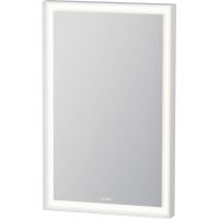Duravit L-Cube LC737900000 lustro 45x70 cm prostokątne z oświetleniem z matą grzewczą biały