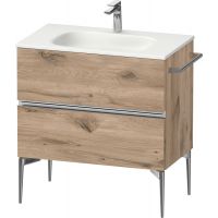 Duravit Sivida SV4651010550000 szafka 81x47.7x59.2 cm podumywalkowa wisząca dąb-chrom