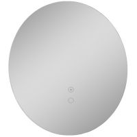 Elita 167638 lustro 60x60 cm okrągłe z oświetleniem z matą grzewczą