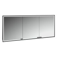 Kronenbach Cube 2.0 KB100230MB szafka 160x17x70 cm z lustrem czarna