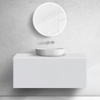 Oltens Lun 60030000 szafka 120x44.7x52 cm podumywalkowa wisząca biała