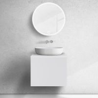 Oltens Lun 60032000 szafka 60x44.7x52 cm podumywalkowa wisząca biała