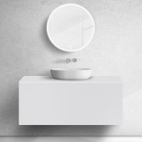 Oltens Lun 60035000 szafka 120x44.7x52 cm podumywalkowa wisząca biała