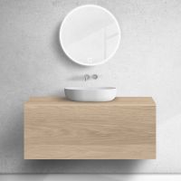 Oltens Lun 60035060 szafka 120x44.7x52 cm podumywalkowa wisząca dąb
