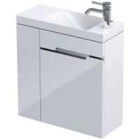 Oristo Silver Uni OR33ZD2D551L umywalka z szafką 55 cm białą