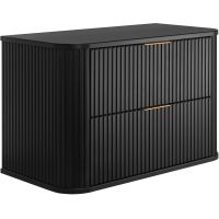 Rodan Elegance 5906154450348 szafka z blatem 80.4x41.5x51.7 cm podumywalkowa wisząca czarna