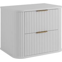 Rodan Elegance 5906154453813 szafka z blatem 60.4x41.5x51.7 cm podumywalkowa wisząca biała