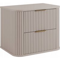 Rodan Elegance 5906154453837 szafka z blatem 60.4x41.5x51.7 cm podumywalkowa wisząca beżowa