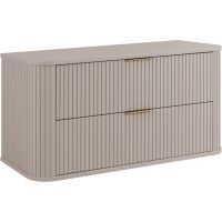 Rodan Elegance 5906154453882 szafka z blatem 100.4x41.5x51.7 cm podumywalkowa wisząca beżowa