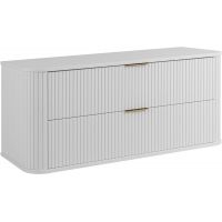 Rodan Elegance 5906154453899 szafka z blatem 120.4x41.5x51.7 cm podumywalkowa wisząca biała