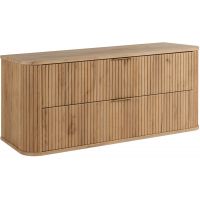 Rodan Elegance 5906154453912 szafka z blatem 120.4x41.5x51.7 cm podumywalkowa wisząca dąb