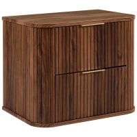 Rodan Elegance 5906154457880 szafka z blatem 60.4x41.5x51.7 cm podumywalkowa wisząca orzech-dąb