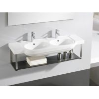 Bathco Spain Hannover H1006 umywalka półokrągła 132x48.5 cm