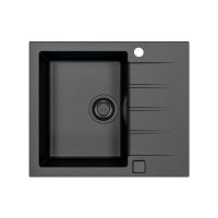Alveus Cadit 1148158 zlewozmywak granitowy 59x50 cm czarny