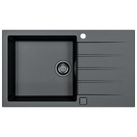 Alveus Cadit 1148160 zlewozmywak granitowy 86x50 cm czarny