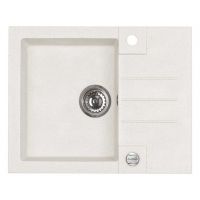 Alveus Rock 1213011 zlewozmywak granitowy 59.5x47.5 cm biały