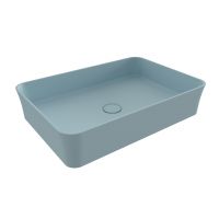 Bocchi Sottile Slim Line 14760290125 umywalka 55x38 cm prostokątna nablatowa niebieska