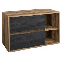 Comad Hampton Concrete HAMPTONCONCRETE824100BLFSC szafka z blatem wisząca podumywalkowa 100x46 cm