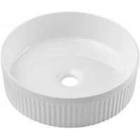 Comad Beyond BEYOND2WHITEE6565 umywalka 36x36 cm okrągła nablatowa biała