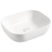 Comad Smile UM6254SMILE50DP umywalka 50x40 cm prostokątna nablatowa biała