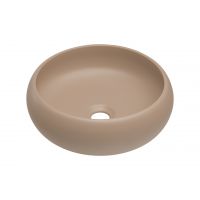 Comad Wiki UNWIKIMC umywalka 36x36 cm okrągła nablatowa brąz/beż